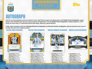 PREORDER:  2026 Topps Palatial Argentina Soccer Hobby Box (Release 5 Nov 2026 4pm)