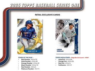 2025 Topps Series 1 Baseball 7-Pack Blaster Box