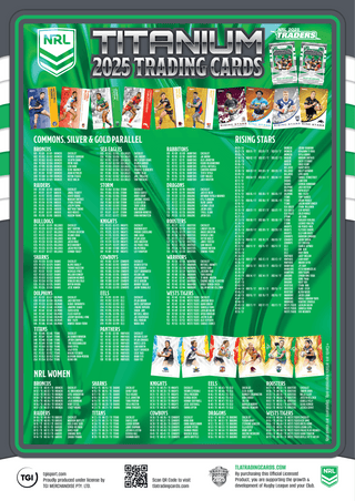 2025 TLA NRL Traders Titanium Box and Starter Pack Combo