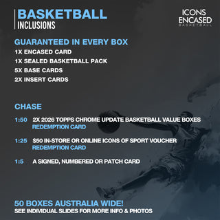 Icons Encased Basketball Mystery Box - Series 12 Value Edition