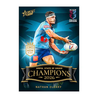 PREORDER: NSW Blues State of Origin 2026 Mens Champion Card Set