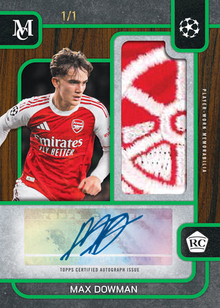 PREORDER: 2025-26 Topps UEFA Club Competitions Museum Collection Soccer Hobby Box (From July 9)