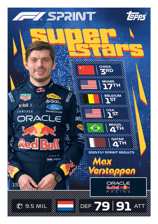 PREORDER:  F1 Topps Turbo Attax 2026 Mega Tin (ETA 30th Sept 2026)