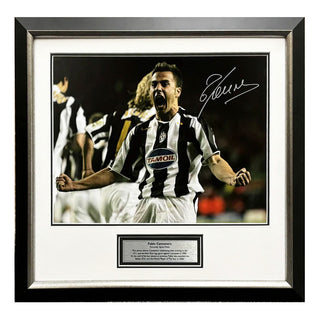 Fabio Cannavaro Signed Juventus Football Photo Framed