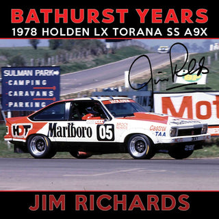 Jim Richards 1978 “Bathurst Years” Signed L/Ed Silver Stunner