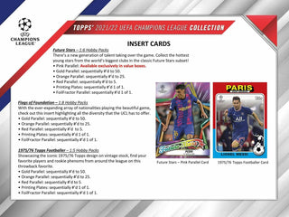 2021/22 Topps UEFA Champions League Collection Soccer 7-Pack Blaster Box