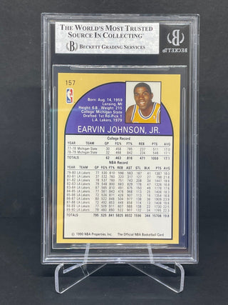 1990-91 Hoops Magic Johnson MVP BGS 8.5 NM-MT+