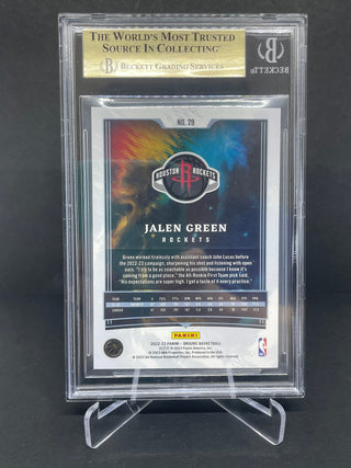 2022-23 Panini Origins Blue Jalen Green 83/99 BGS 9.5 Gem Mint