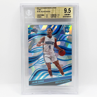 2021-22 Panini Revolution Cubic Jalen Suggs Rookie 35/50 BGS Gem Mint 9.5