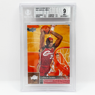 2009-10 Upper Deck LeBron James BGS Mint 9