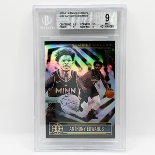 2020-21 Panini Illusions Anthony Edwards Rookie BGS Mint 9