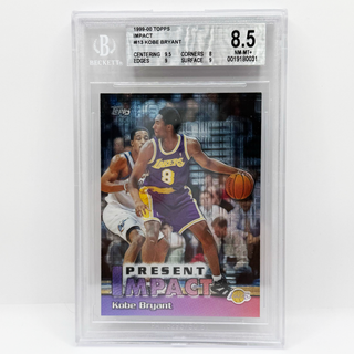 1999-00 Topps Present Impact Kobe Bryant BGS NM-MT+ 8.5