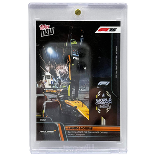 2025 Topps NOW Lando Norris Becomes 2025 FIA Formula 1 Drivers' World Champion #086