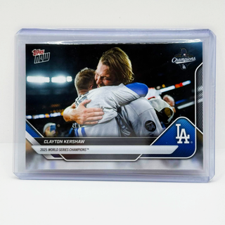 2025 Topps NOW Clayton Kershaw 2025 World Series Champions #WS-13SSP