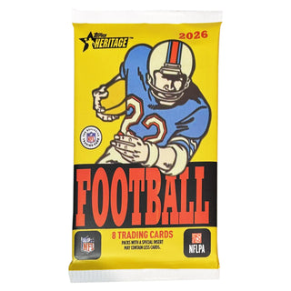 2026 Topps Heritage Football Value Pack