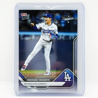 2025 Topps NOW Yoshinobu Yamamoto 2025 World Series Champions #WS-10SP (C)