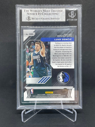 2022-23 Panini Chronicles Lucky Envelopes Luka Doncic XR 1/8 BGS 8.5 NM-MT+