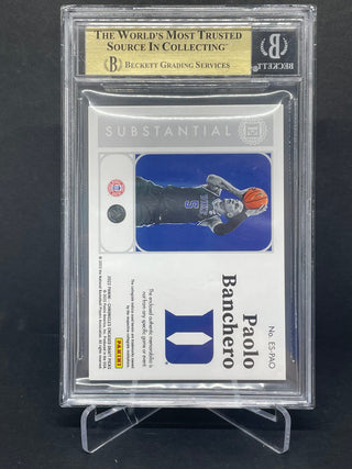 2022-23 Chronicles Encased Draft Picks Substantial Swatches Paolo Banchero 63/99 BGS 9.5 Gem Mint