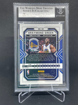 2021-22 Panini Obsidian Electric Etch Red Yellow Green Flood Draymond Green 22/99 BGS 8.5 NM-MT+