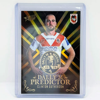 Select 2026 NRL League Heroes Dally M Predictor Gold Clinton Gutherson #149 of 270 - DPG67