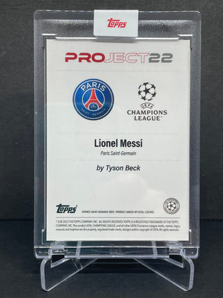 Topps Project 22 Lionel Messi Paris Saint-Germain (Designed by Tyson Beck)