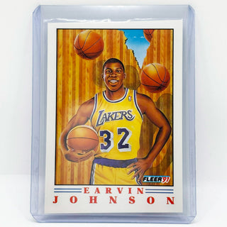 1991 Fleer Pro-Visions Magic Johnson 6 Of 6