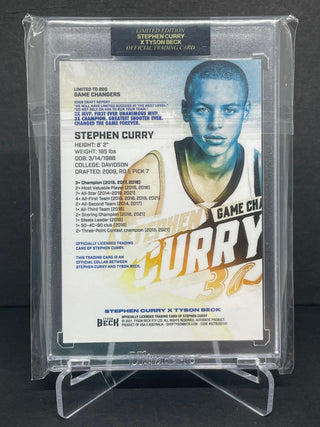 2021 Limited Edition Stephen Curry X Tyson Beck Game Changer /200