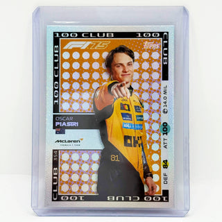 2025 Topps F1 Turbo Attax Oscar Piastri 100 Club