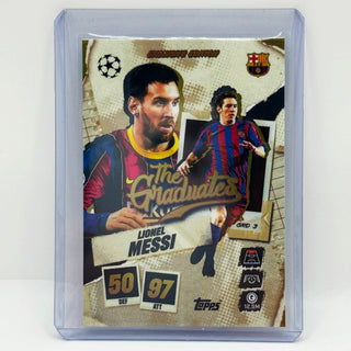 2025 Topps Match Attax Club Competitions Lionel Messi The Graduates #GRD 3 (C)