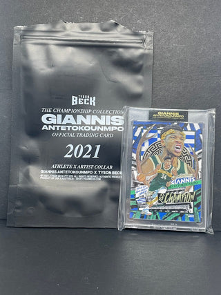 2021 Giannis Antetokounmpo x Tyson Beck Championship Collection Limited Edition /200