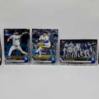 Los Angeles Dodgers - 2025 MLB Topps NOW® 15-Card Team Set