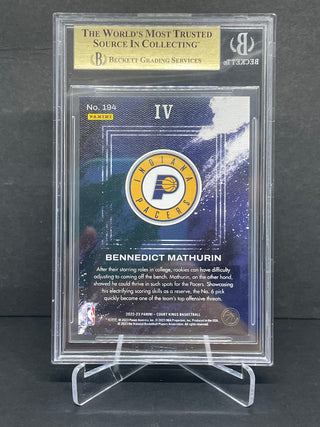 2022-23 Court Kings Bennedict Mathurin Level 4 Rookie BGS 9.5 Gem Mint