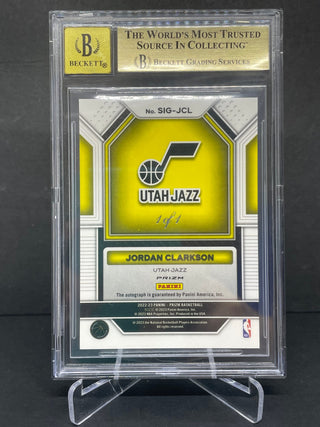 2022-23 Panini Prizm Signatures Black Jordan Clarkson 1/1 BGS 9.5 Gem Mint