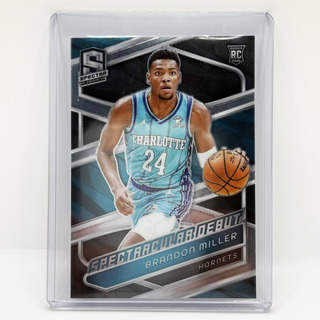 2023-24 Panini Spectra Spectracular Debut Brandon Miller RC - No. 193