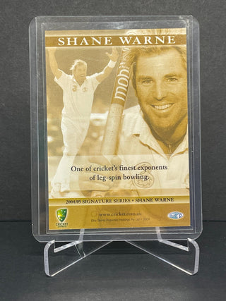 Cricket Australia 2004/2005 Signature Series Shane Warne Auto