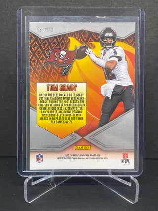 2022 Panini Phoenix Flame Throwers Tom Brady Buccaneers - No. FT-1