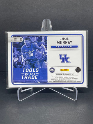 2022 Panini Chronicles Absolute Draft Picks Tools Of The Trade Jamal Murray Triple Patch - No. TOTT-12