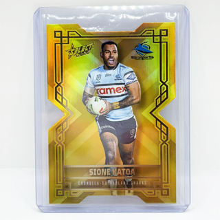 Select 2026 NRL League Heroes Colours Diecut Gold Sione Katoa #045/250 - CDG44