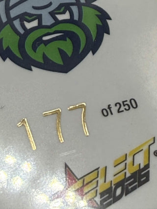 Select 2026 NRL League Heroes Colours Diecut Gold Tom Starling #177/250 - CDG20