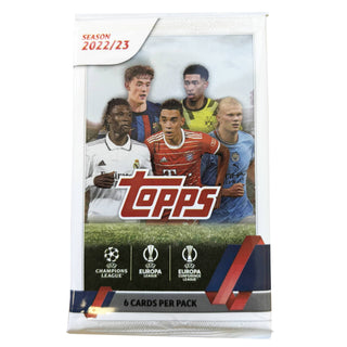 2022-23 Topps UEFA Club Competitions Soccer Blaster Pack