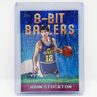 2025-26 Topps 8-Bit Ballers John Stockton #8B-24