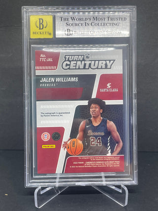 2022-23 Chronicles Draft Picks Turn Of The Century Jalen Williams Purple Auto 24/49 BGS 9 Mint