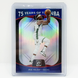 2021-22 Panini Donruss Optic 75 Years Of The NBA Jrue Holiday - No. 34