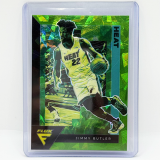 2020-21 Panini Flux Jimmy Butler Green Cracked Ice - No. 96