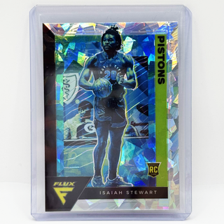 2020-21 Panini Flux Isaiah Stewart Cracked Ice RC - No. 234