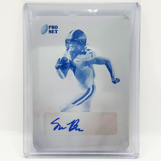 2024 Leaf Pro Set Metal Silas Bolden Auto Cyan Plate 1/1 #PA-SB1