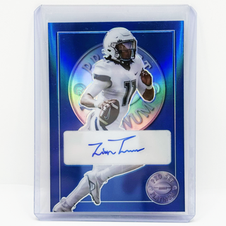 2024 Leaf Pro Set Metal Platinum Zion Turner Blue Prismatic Auto 1/12
