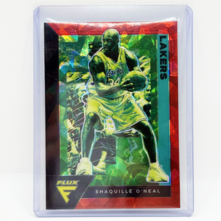 2020-21 Panini Flux Shaquille O'Neal Red Cracked Ice - No. 186