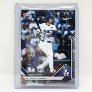2025 Topps NOW Shohei Ohtani 2025 World Series Champions #WS-1