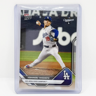 2025 Topps NOW Yoshinobu Yamamoto 2025 World Series Champions #WS-10